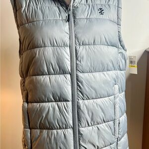 Men’s Izod Gray Puffer Vest Medium